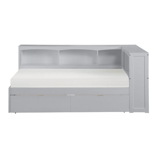 Homelegance - Orion Twin Bookcase Corner Platform Bed W/ Storage Boxes - B2063BC-1BCTx view 2