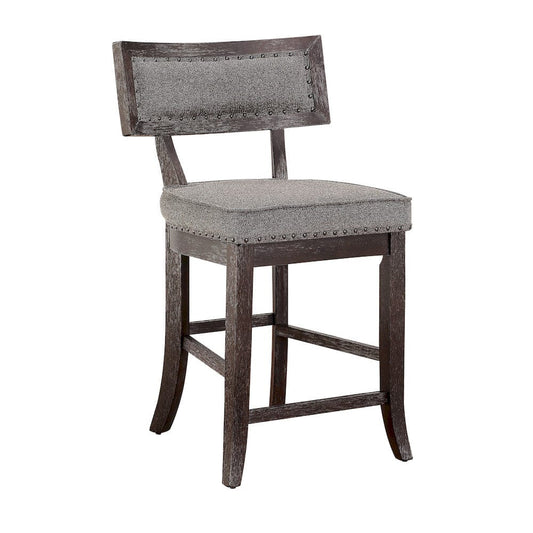 Homelegance - Oxton Counter Height Chair, Fabric in Baltimore Espresso - 5655-24FA view 2