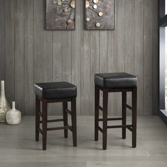 Homelegance - Pittsville Counter Height Stool in Black - 5684BK-24 view 2