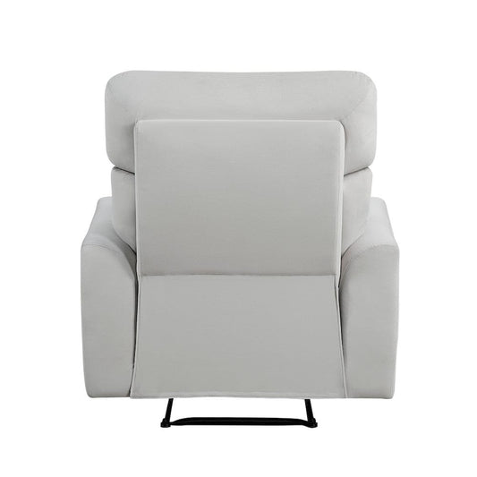 Homelegance - Preston Reclining Chair in Gray - 9450GY-1 view 2