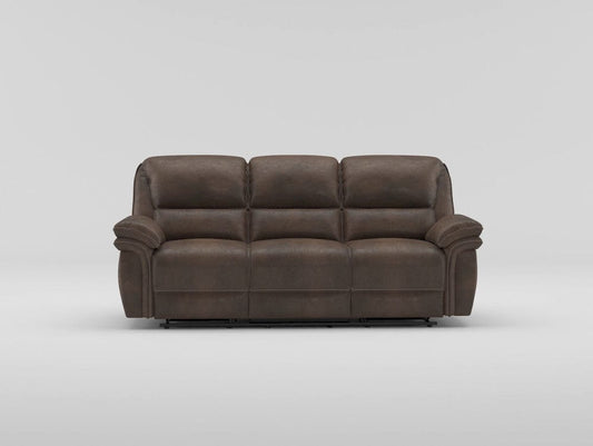 Homelegance - Proctor Double Reclining Sofa in Brown - 8517BRW-3 view 2