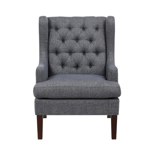 Homelegance - Quent Accent Chair in Charcoal - 1006CRC-1 view 2