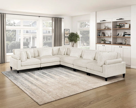 Homelegance - Robstown Armless Chair in Beige - 9688NBE-AC view 2