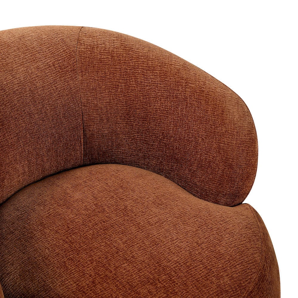 Homelegance - Ruvo Swivel Chair in Rusty orange - 1241RST-1 view 10