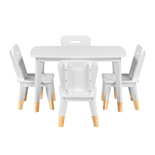 Homelegance - Sloane 5-Piece Pack Children Table and Chairs Set - B2024WH-5P view 2