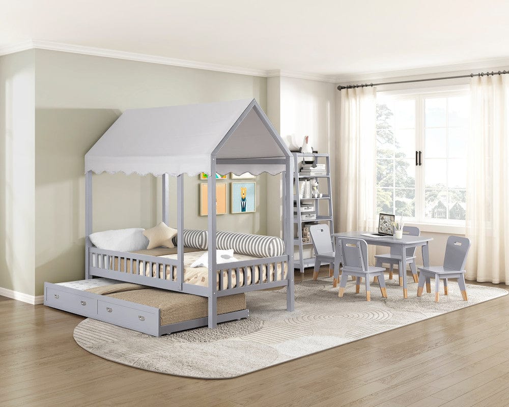 Homelegance - Sloane Trundle - B2024GY-R view 12