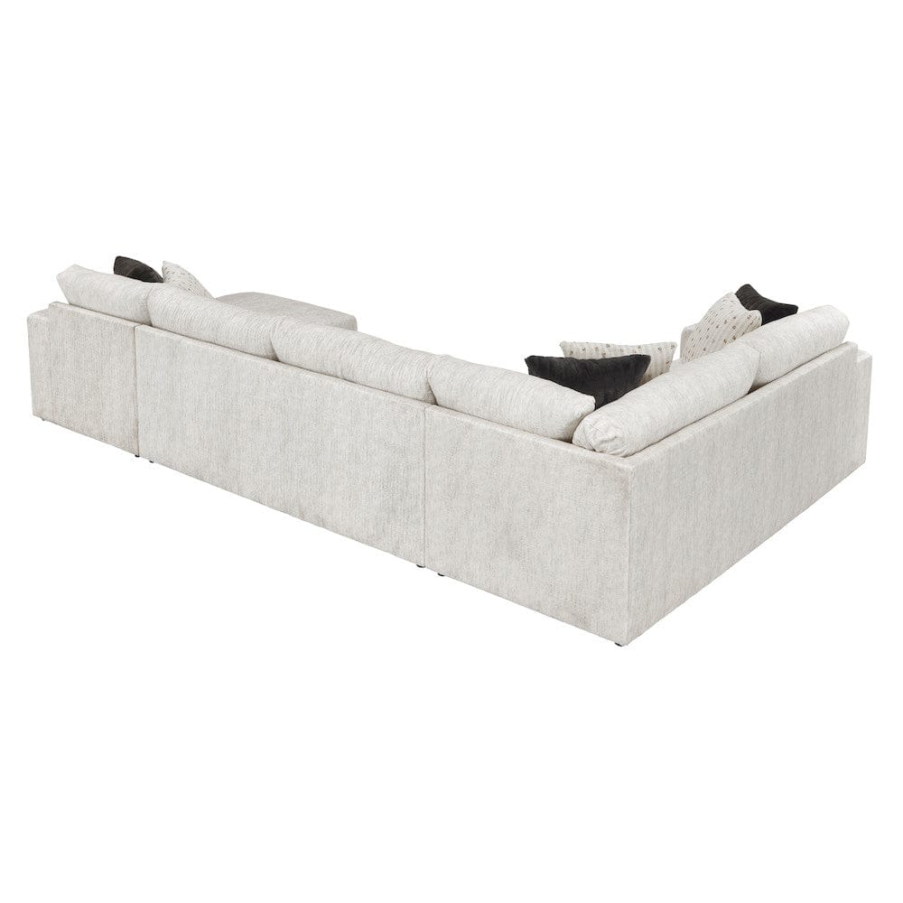 Homelegance - Solace 3-Piece Sectional W/ Right Chaise in Beige - 8401BESx3LTRC view 12