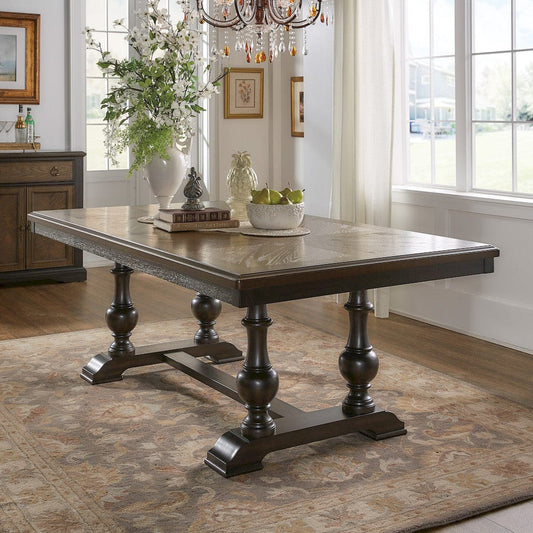 Homelegance - Stonington Dining Table - 5703-104x view 2