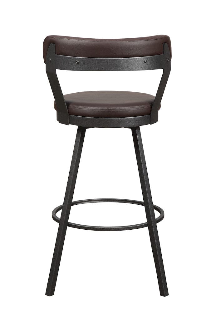 Homelegance - Swivel Pub Height Chair, Brown in Brown - 5566-29BR view 4
