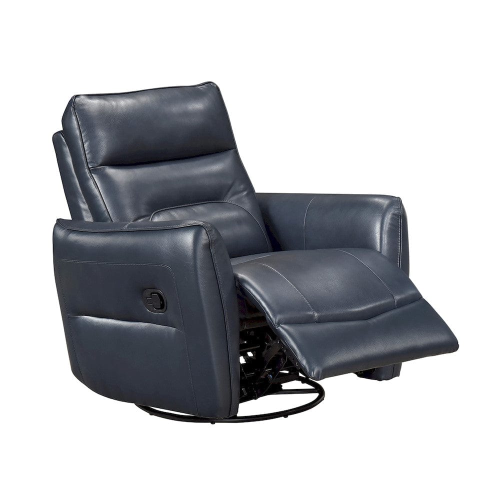 Homelegance - Thomas Swivel Glider Reclining Chair in Dark blue - 9713DBU-1SW view 11