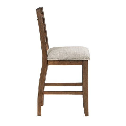 Homelegance - Tigard Counter Height Chair in Beige - 5761-24 view 2