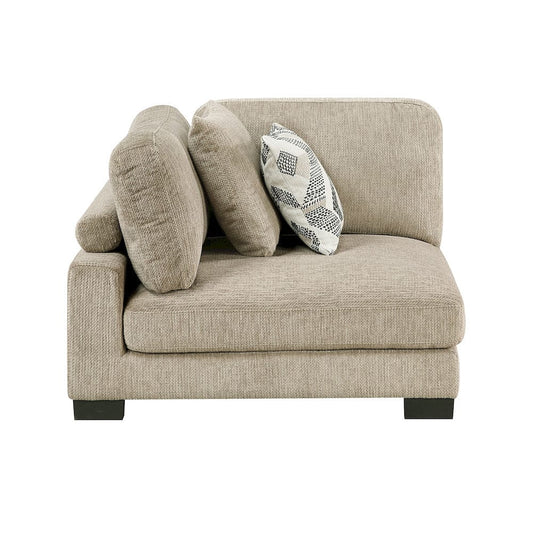 Homelegance - Tinley 5-Piece Modular Sectional W/ Chaise and Ottoman in Brown - 9555BRWx5CR2ACVCOT view 2
