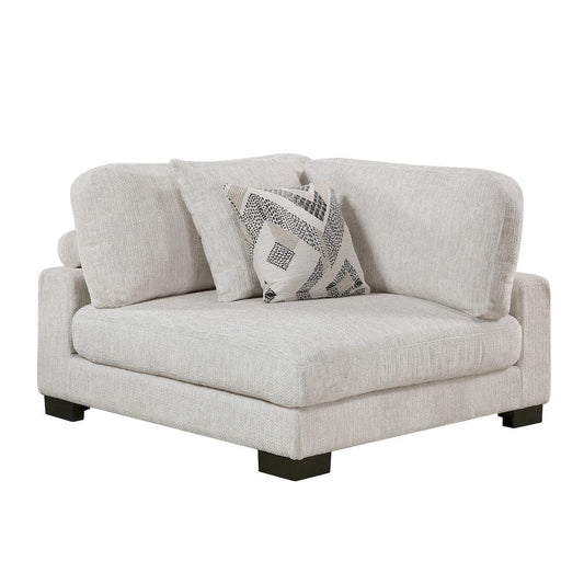Homelegance - Tinley 7-Piece Modular Sectional W/ Ottoman in Beige - 9555BEGx72CR3ACVCOT view 2