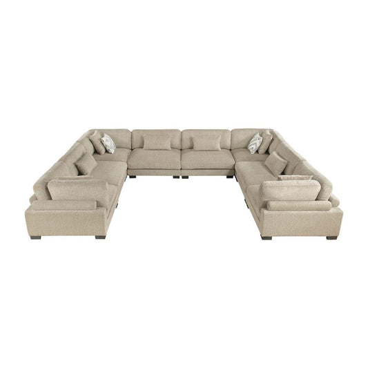Homelegance - Tinley 8-Piece Modular Sectional in Brown - 9555BRWx84CR4AC view 2