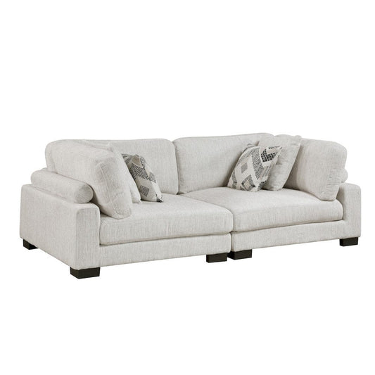 Homelegance - Tinley Love Seat in Beige - 9555BEG-2x view 2