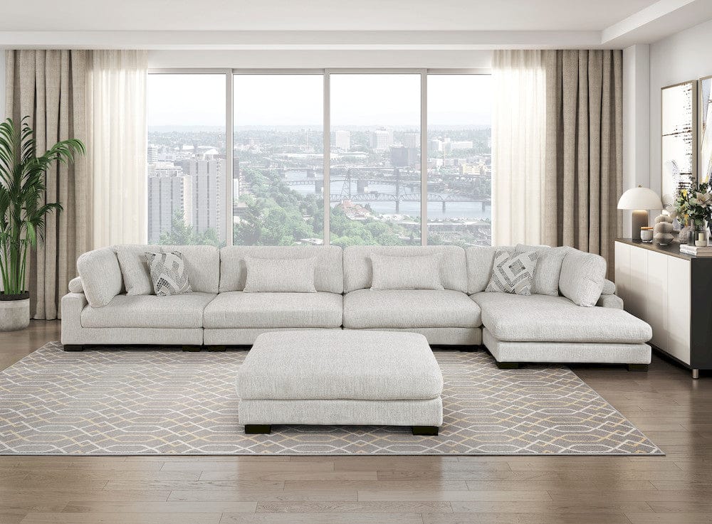 Homelegance - Tinley Ottoman in Beige - 9555BEG-4 view 12