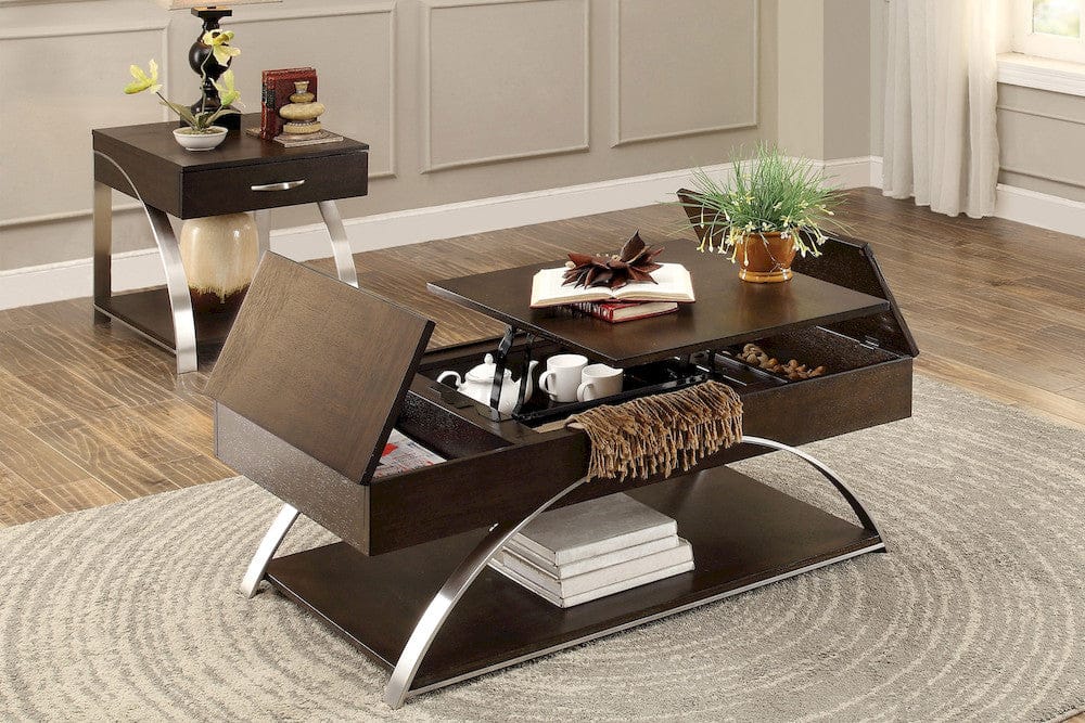 Homelegance - Tioga Lift Top Cocktail Table - 3533RF-30 view 7