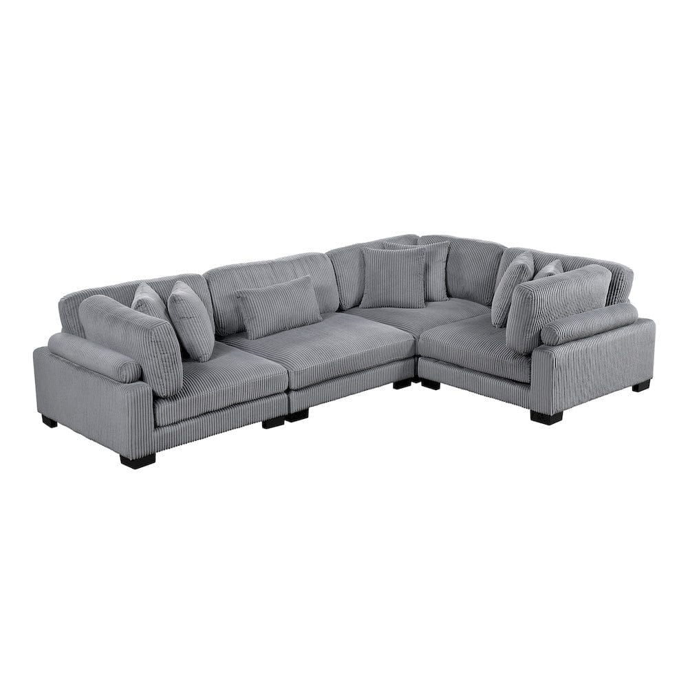 Homelegance - Traverse 4-Piece Modular Sectional - 8555GYx3CRAC view 12