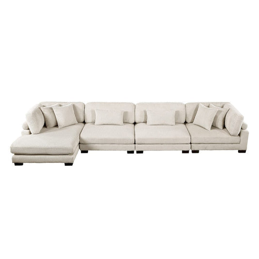 Homelegance - Traverse 4-Piece Modular Sectional W/ Reversible Chaise - 8555BExCR2ACVC view 2