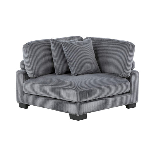 Homelegance - Traverse 4-Piece Modular Sectional W/ Reversible Chaise and Ottoman - 8555GYxCRACVCOT view 2