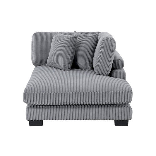 Homelegance - Traverse 5-Piece Modular Sectional W/ Reversible Chaise and Ottoman - 8555GYxCR2ACVCOT view 2