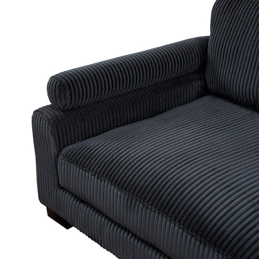 Homelegance - Traverse 6-Piece Modular Sectional W/ Ottomans in Black - 8555BKx2CR2AC2OT view 2
