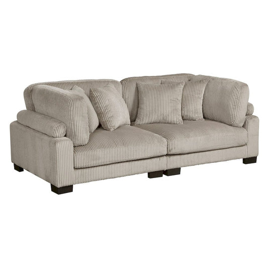 Homelegance - Traverse Love Seat in Taupe - 8555GB-2x view 2