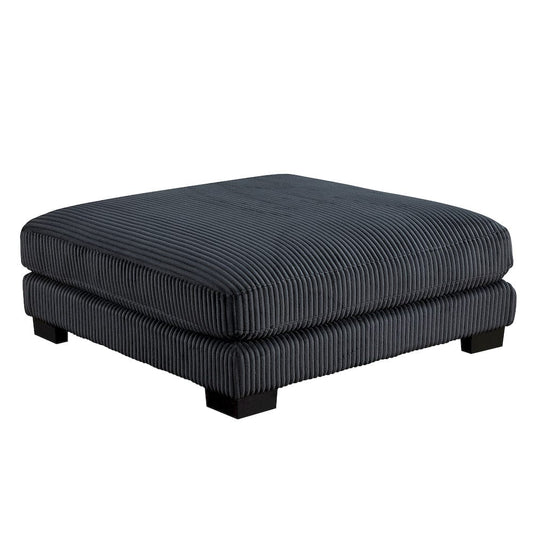 Homelegance - Traverse Ottoman in Black - 8555BK-4 view 2