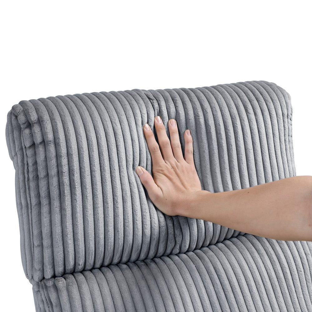 Homelegance - Traverse Swivel Glider Reclining Chair in Gray - 8555GY-1SW view 12