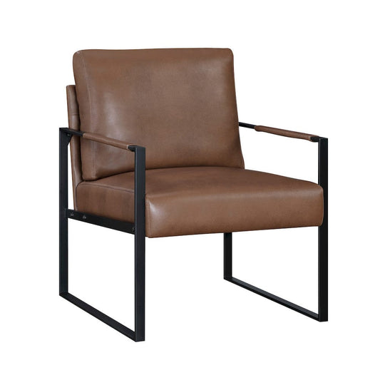Homelegance - Trent Accent Chair in Brown - 1011BRW-1 view 2