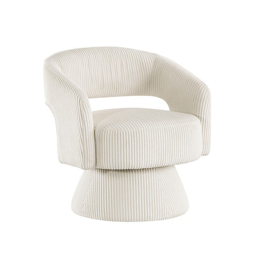 Homelegance - Upton Swivel Chair in Beige - 1013BEG-1 view 2