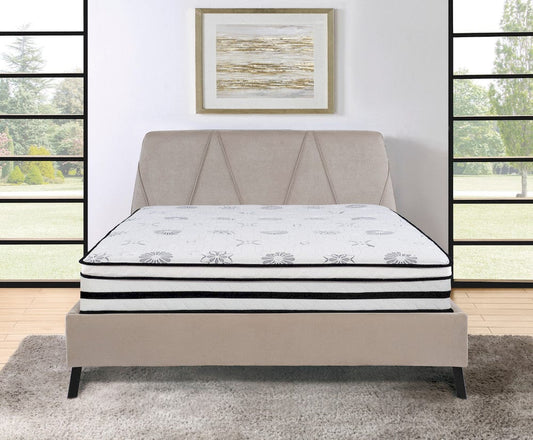 Homelegance - Vela 12" Eastern King Hybrid Mattress in White - MT-PH12EK view 2