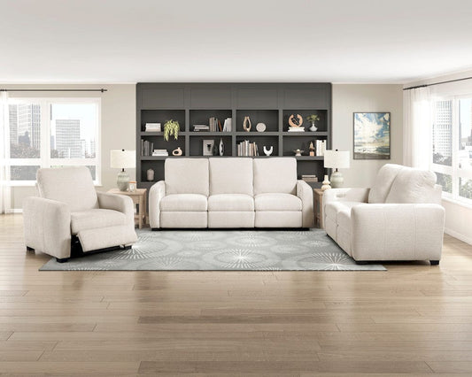 Homelegance - Vera Power Reclining Chair W/ USB Charging Ports in Beige - 8479BEG-1PW view 2