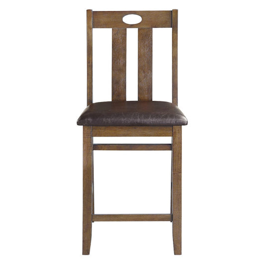 Homelegance - Weston 5-Piece Pack Counter Height Set in Brown - 5746-36 view 2