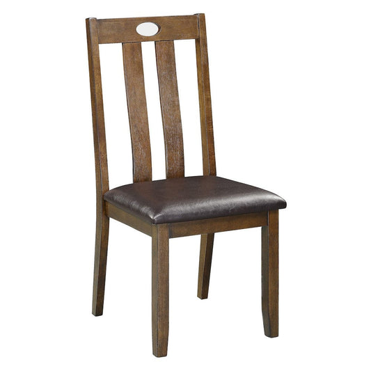 Homelegance - Weston 5-Piece Pack Dinette Set in Brown - 5746 view 2