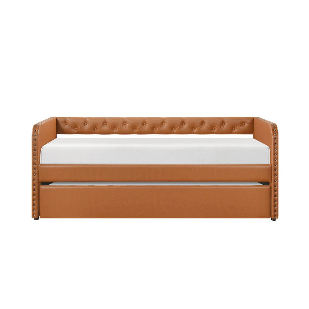 Homelegance - Wilcox Daybed W/ Trundle in Brown - 4656BR view 7