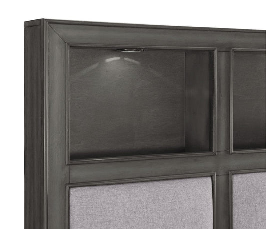 Homelegance - Wittenberry Queen Platform Bed in Pebble - 1573-1x view 2