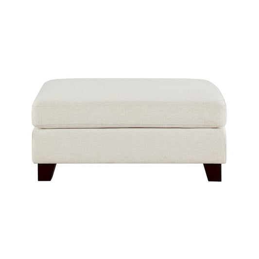 Homelegance - Zeke Ottoman in Ivory - 9490BE-4 view 2