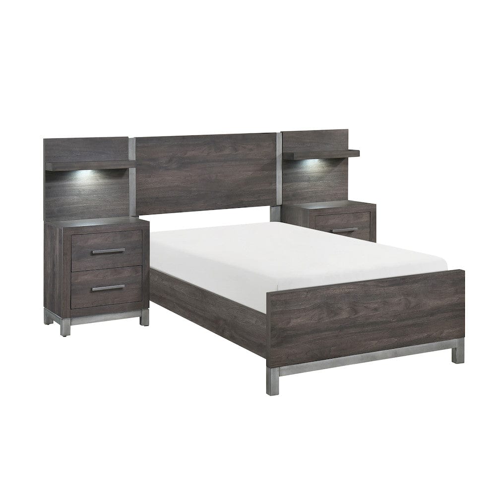 Homelegance - Zephyr 5pc Set Twin Wall Bed - 1577DGT-1xWB view 8