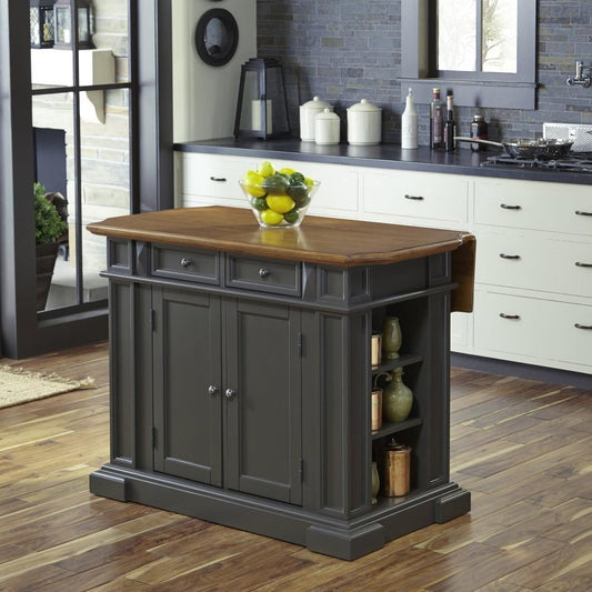 Homestyles Furniture - Americana Gray Kitchen Island - 5013-94 veiw 2
