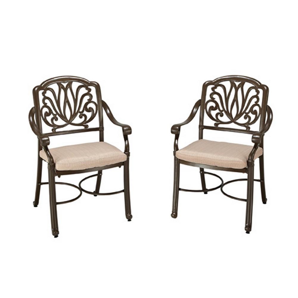 Homestyles Furniture - Capri Taupe Chair (Set of 2) - 6659-80 veiw 2