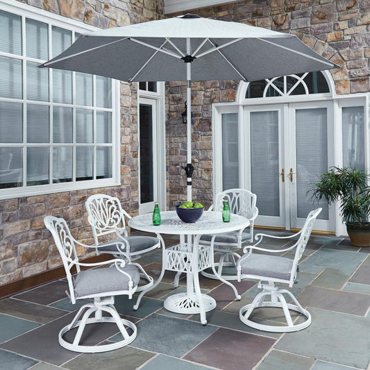 Homestyles Furniture - Capri White 6 Piece Dining Set - 6662-3056 veiw 2