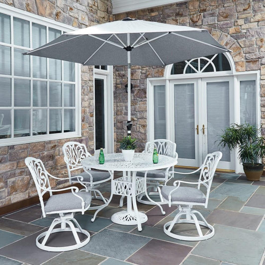 Homestyles Furniture - Capri White 6 Piece Dining Set - 6662-3256 veiw 2