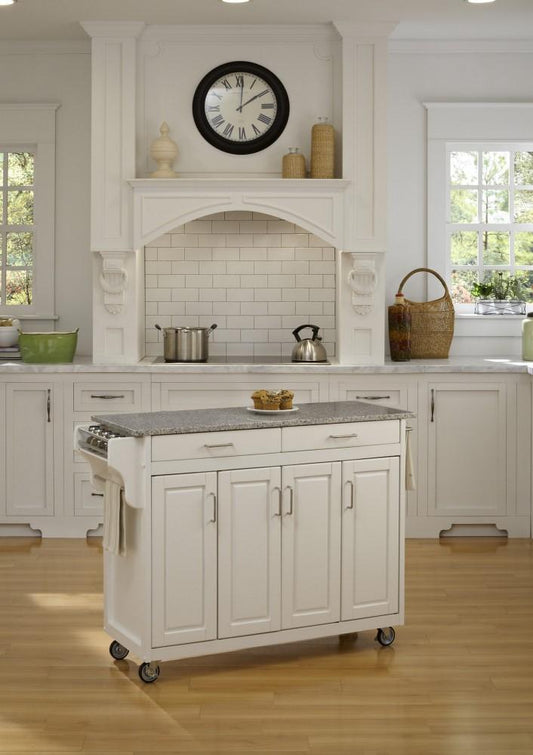 Homestyles Furniture - Create-a-Cart White Kitchen Cart - 9200-1023 veiw 2