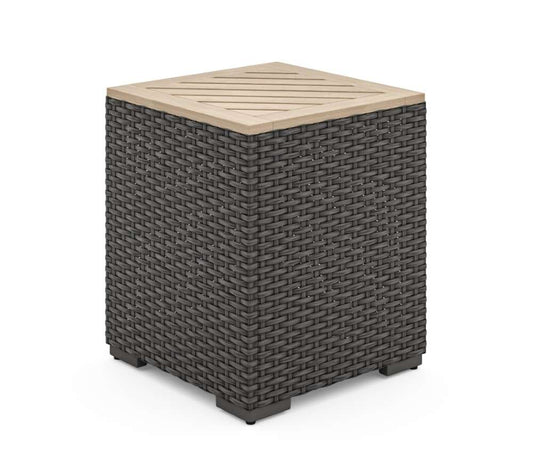 HomeStyles Furniture - Outdoor Loveseat, Arm Chair Pair and Two Side Tables - 6801-11D6-TD veiw 2