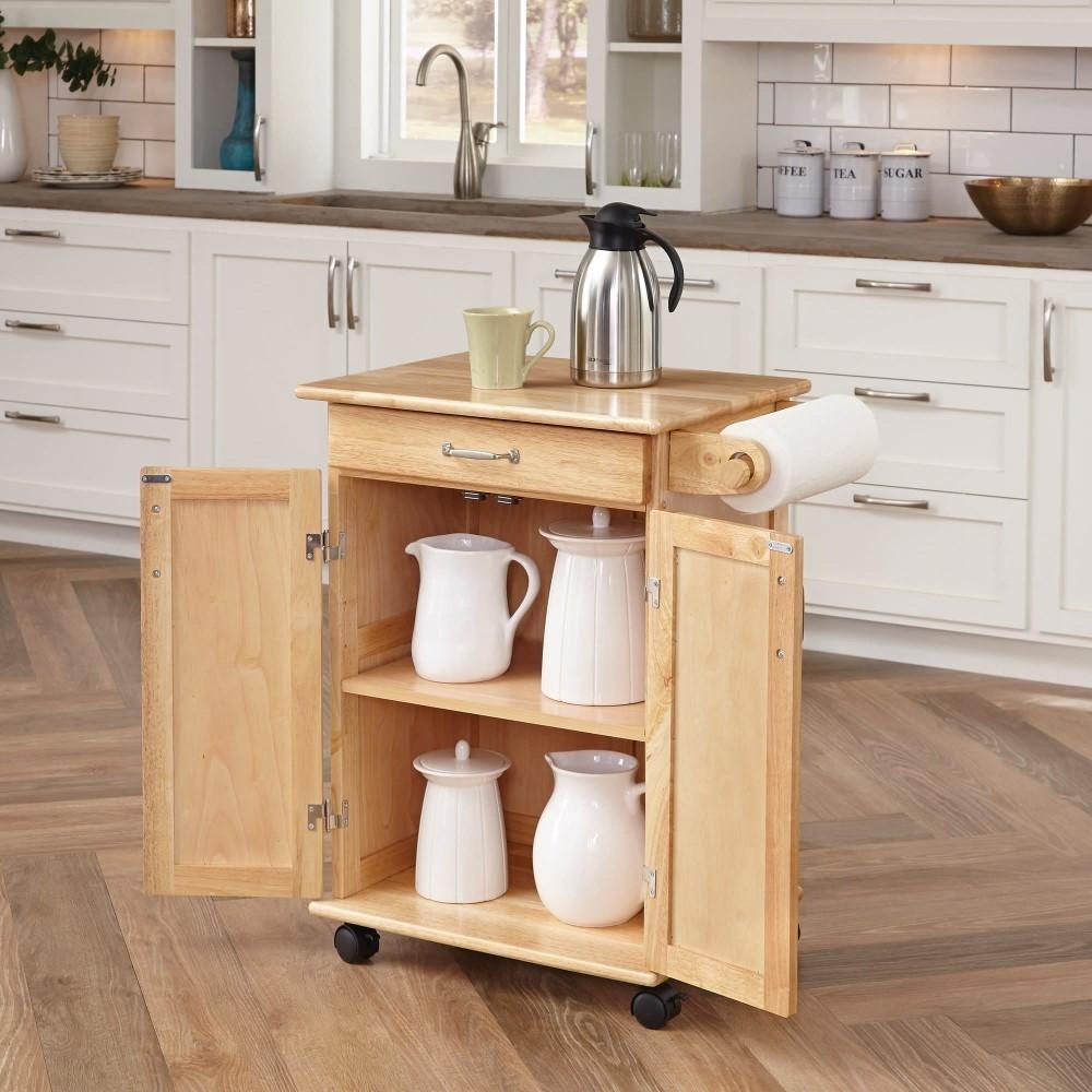 Homestyles Furniture - General Line Brown Kitchen Cart - 5040-95 veiw 3