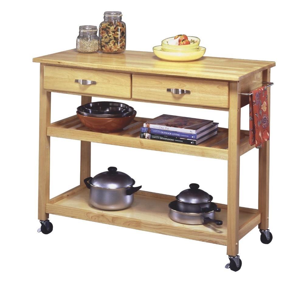 Homestyles Furniture - General Line Brown Kitchen Cart - 5216-95 veiw 2