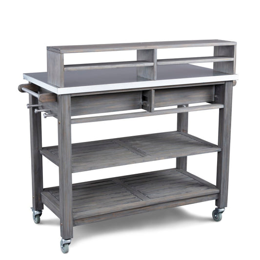 Homestyles Furniture - Maho Gray Potting Bench - 5664-91 veiw 2