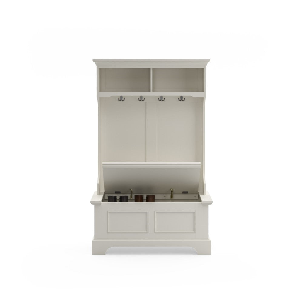 Homestyles Furniture - Naples White Hall Tree - 5530-49 veiw 6