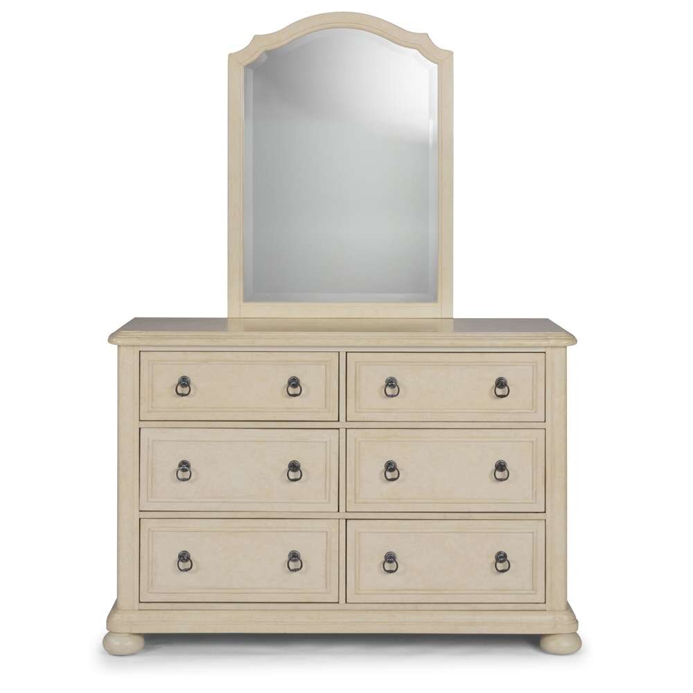 Homestyles - Provence Off-White Dresser with Mirror - 5502-74 veiw 6